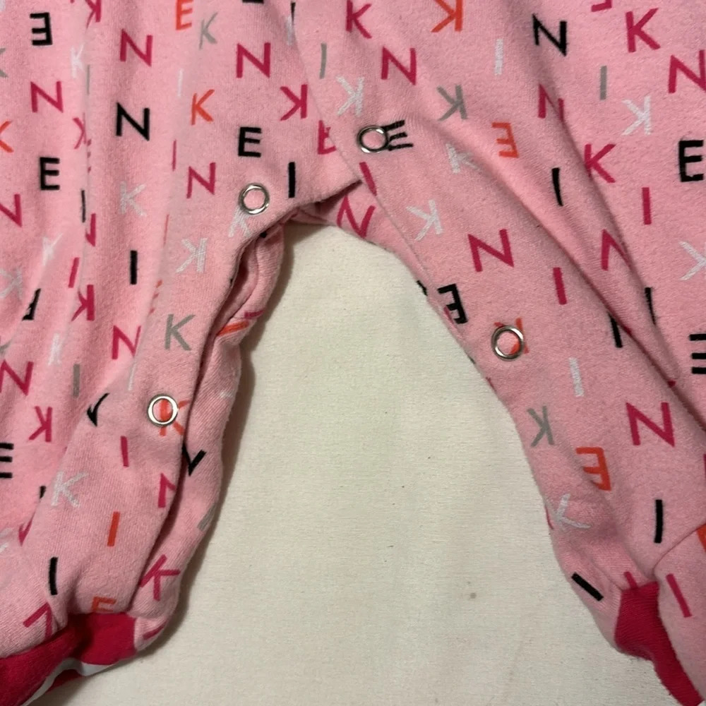Nike Footed Sleep & Play Baby Girl Pink Nebula size 3 months - Picture 6 of 9